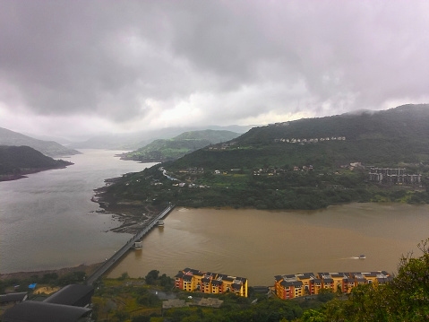 Lavasa City in Monsoon Season, Pune, Maharashtra, India