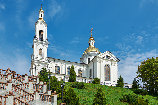 Church of Sign of Icon of Mother of God (Znamenskaya church) in Barnaul. Altai Krai. Western Siberia. Russia