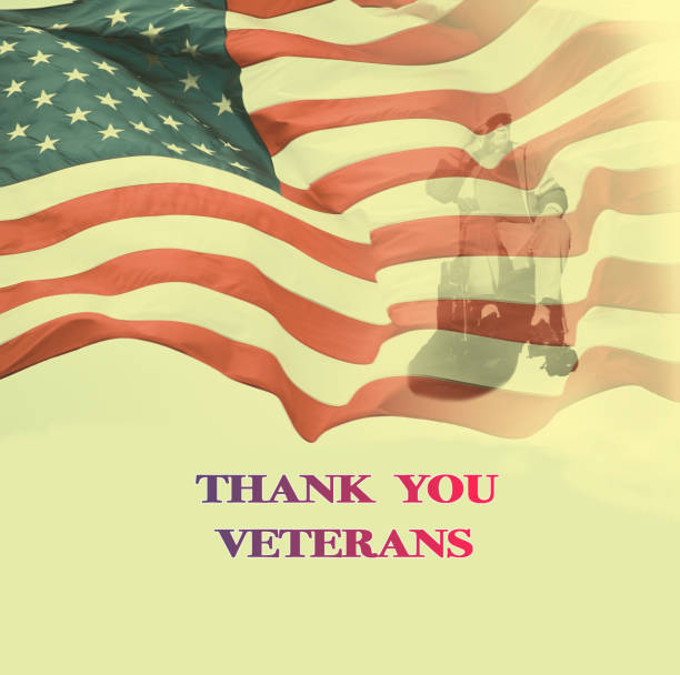 istock Thank You Veterans and US Flag 1412660510