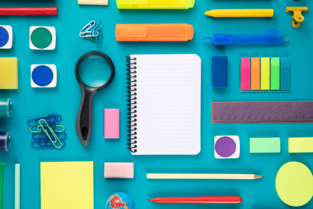 istock Back to School Knolling with School Supplies 1412661050