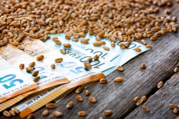 istock Concept of rising costs for wheat 1412669288