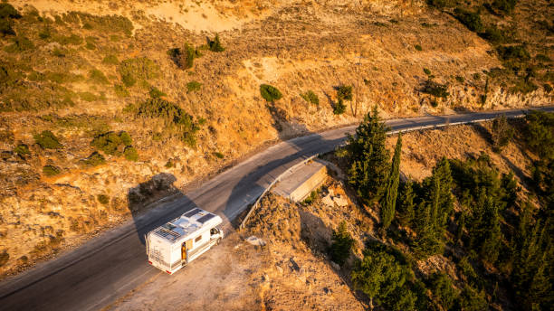 istock RV Camper - Travel in a caravan on your vacation 1412669612
