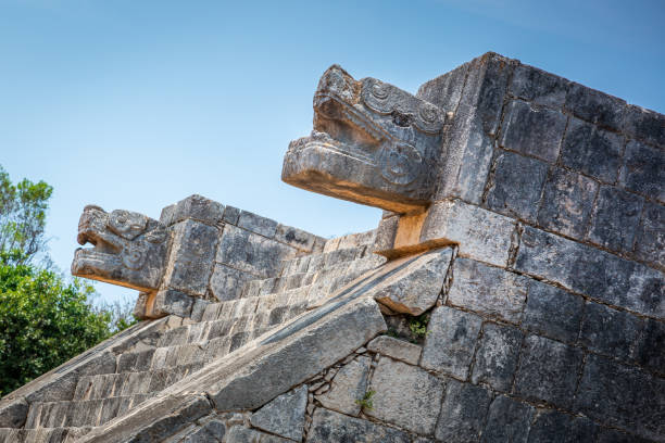 istock Chichen Itza kukulcan pyramid old ruin, Ancient Mayan civilization 1412674803