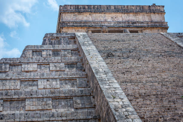 istock Chichen Itza kukulcan pyramid old ruin, Ancient Mayan civilization 1412675035