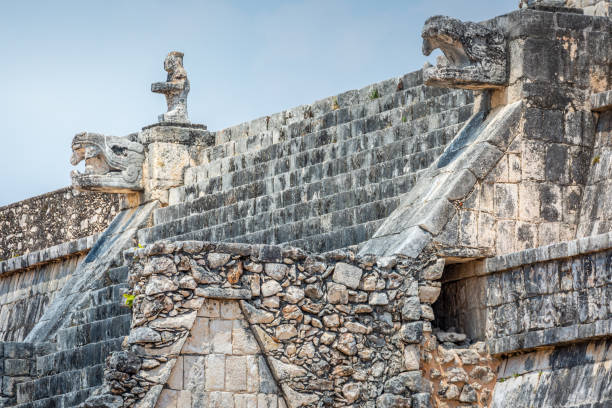istock Chichen Itza kukulcan pyramid old ruin, Ancient Mayan civilization 1412675192