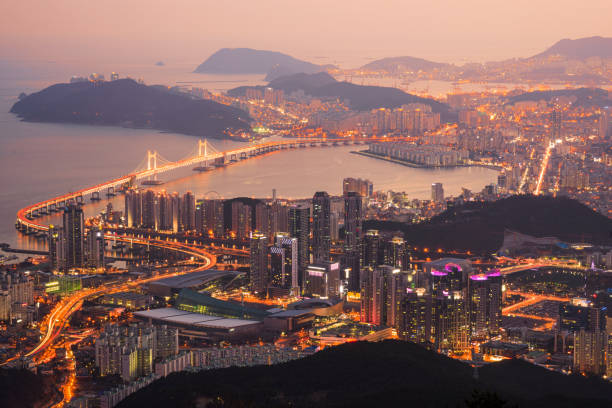 istock Skyline of Busan, South Korea 1412688519