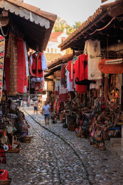 istock Old bazaar market in Kruja, Albania 1412690527