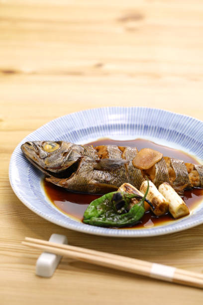 istock Kuromutsu no Nitsuke ( simmered Japanese bluefish ), Japanese cuisine 1412696501