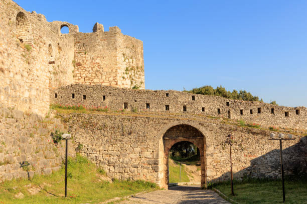istock Berat Castle fortified stone walls 1412710022