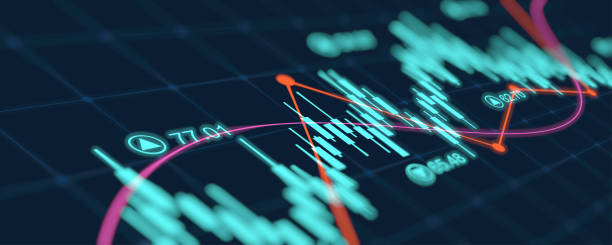 istock financial chart with uptrend line graph in stock market background 1412710305