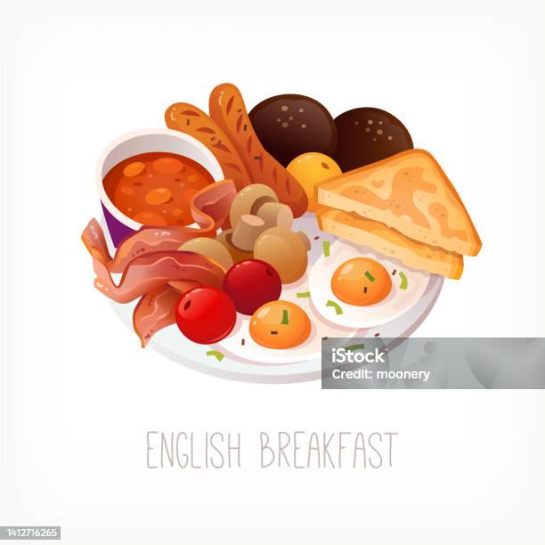 계란 베이컨 소시지와 콩을 곁들인 전통적인 영어 아침 식사 요리 가장 고전적인 영국 음식 분리된 벡터 이미지 영국식 아침 식사에 ... 계란 베이컨 소시지와 콩을 곁들인 전통적인 영어 아침 식사 요리 가장 고전적인 영국 음식 분리된 벡터 이미지 영국식 아침 식사에 ...