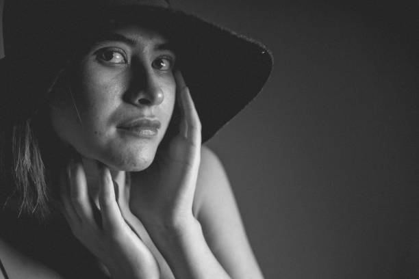 Beauty Woman modeling in a photo shot.