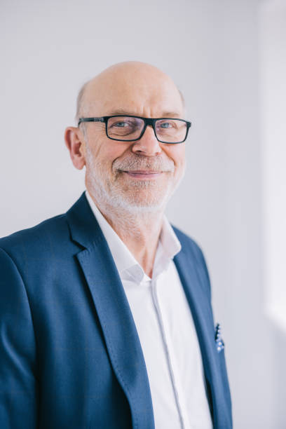 istock Senior businessman at the office 1412730876
