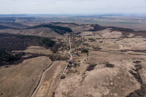 istock Hills in winter from drone view 1412731846