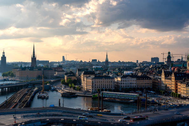 istock View on Stockholm, Malaren lake 1412742145