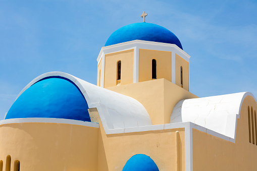 Greek Orthodox church in Santorini, Cyclades Islands, Greece.