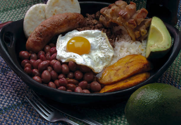 istock Bandeja paisa, a typical Colombian dish 1412761773