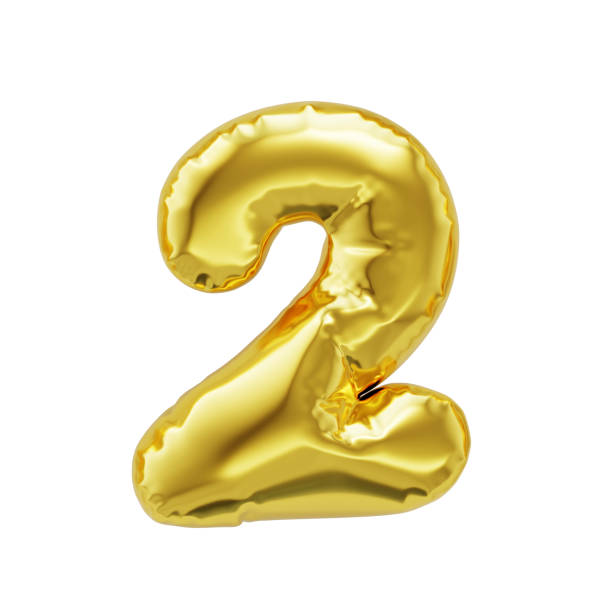 istock Number 2 shiny golden inflatable balloons 1412764476