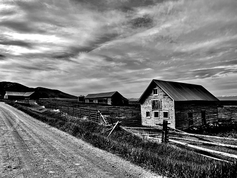 Old barns with love