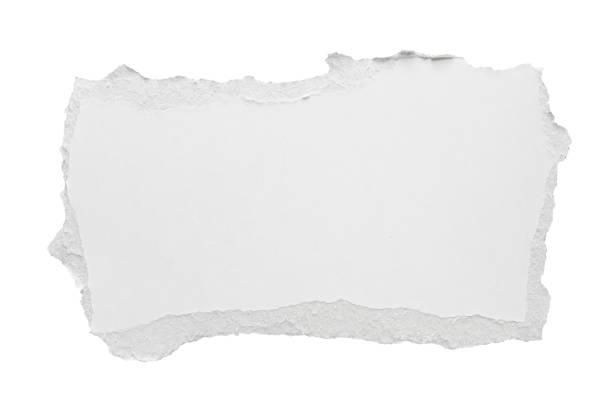 istock White ripped paper torn edges strips isolated on white background 1412771331