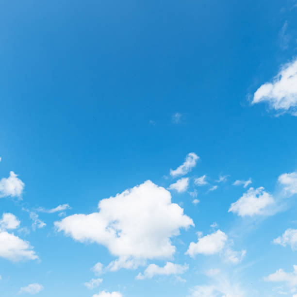 istock Wind blows, cloudy sky and sunlight. There is a light flare. Ghost is a beautiful view and background. 1412782033
