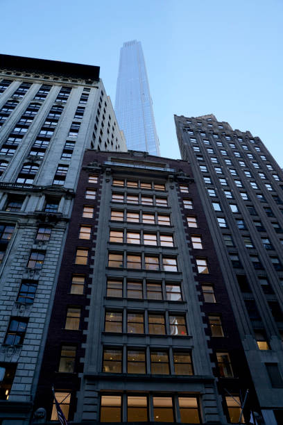 istock skyscrapers view at night in Manhattan New York 1412782996