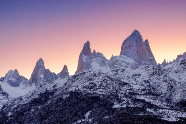 istock Dramatic sky over mountain in Argentina Patagonia. 1412786558