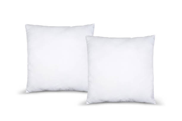 istock Classic White Throw Pillow Mockup with White Background 1412787259