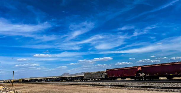 istock Freight train in western Arizona 1412792833