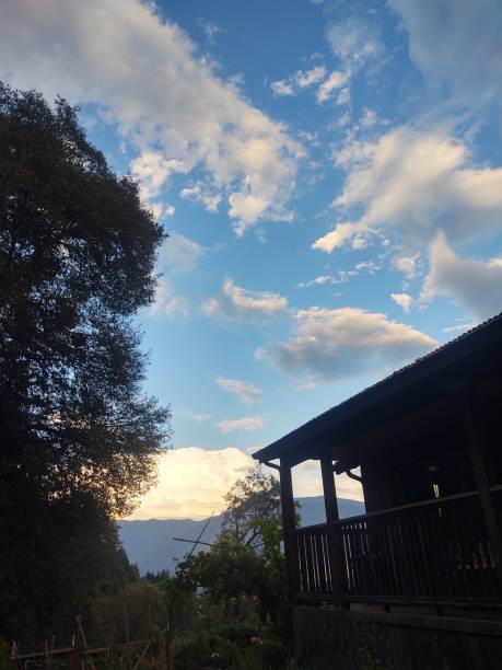 istock Summer porch views in the mountains 1412795596