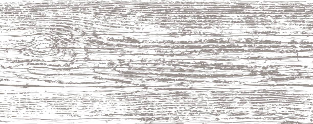 текстура старой деревянной доски - backgrounds copy space knotted wood natural pattern stock illustrations
