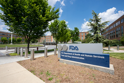 Silver Spring, MD, USA - June 25, 2022: The FDA White Oak Campus, headquarters of the United States Food and Drug Administration (FDA), a federal agency of the Department of Health and Human Services (HHS).