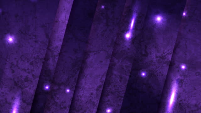Abstract dark violet stripes glowing shiny minimal grunge motion background