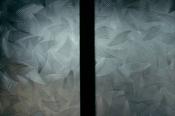 Image of Japanese old window glass