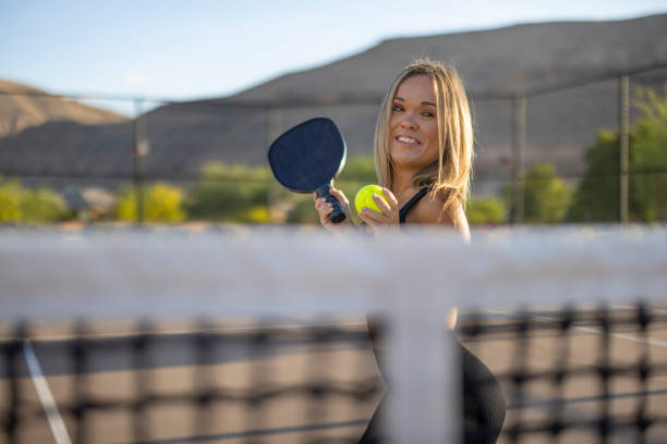 istock Pickle ball Girl 1412807561