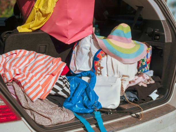 istock luxury ladies stuff in a car 1412807664