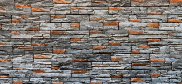 istock Stone brick wall vintage background 1412808777