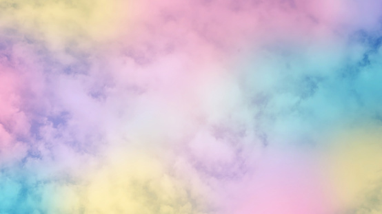 Sweet pastel color of a cloud for a background.