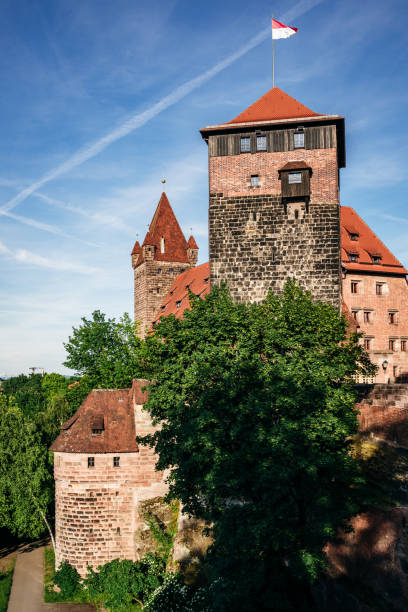 ニュルンベルク城, ドイツ - castle nuremberg fort skyline ストックフォトと画像