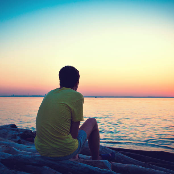 istock Lonely Man outdoor 1412817648