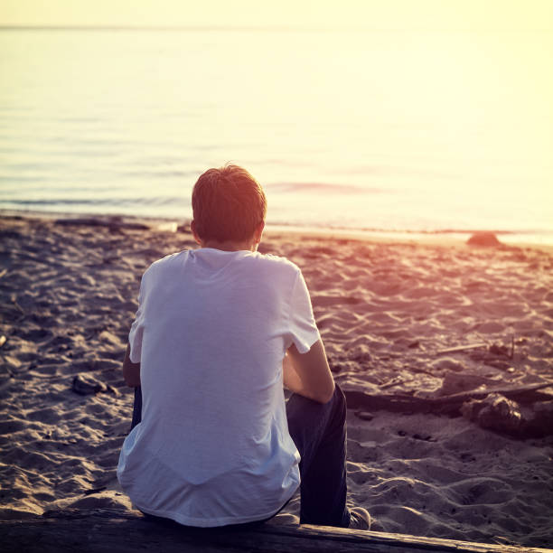 istock Lonely Man outdoor 1412817651