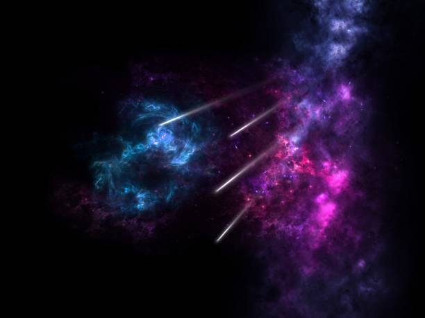 science fiction wallpaper. Beauty of deep space. Colorful graphics for background