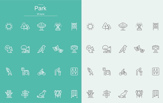 Park Line Icons