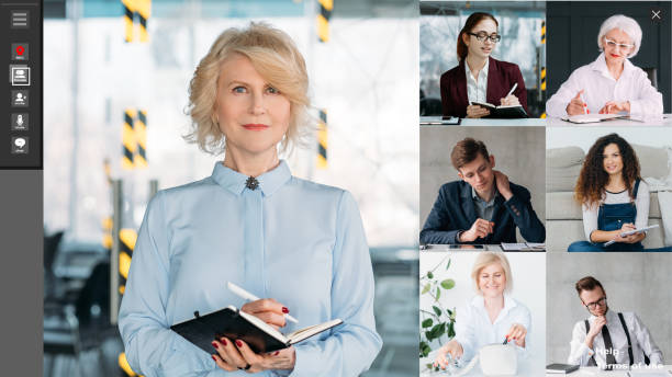 istock video call business telework team working online 1412842696