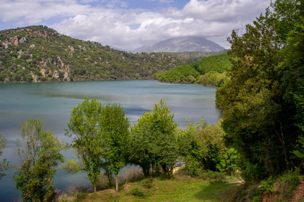istock Zirou or Ziros lake in Preveza Greece. 1412844224