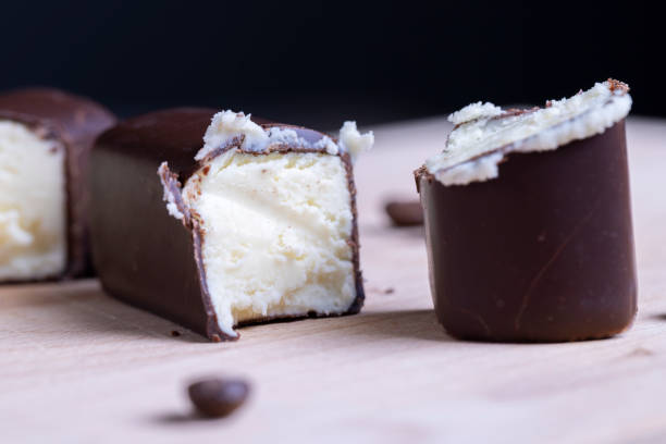 istock Chilled cottage cheese with sugar in chocolate 1412847722