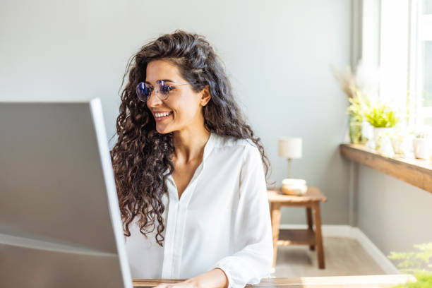istock Modern business woman. 1412849168