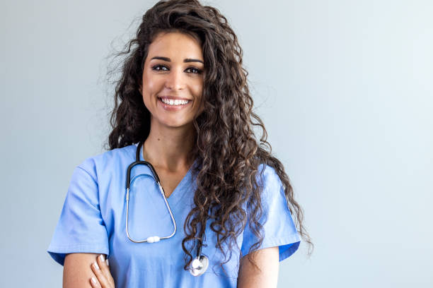 istock Medical professional working in hospital. 1412849338