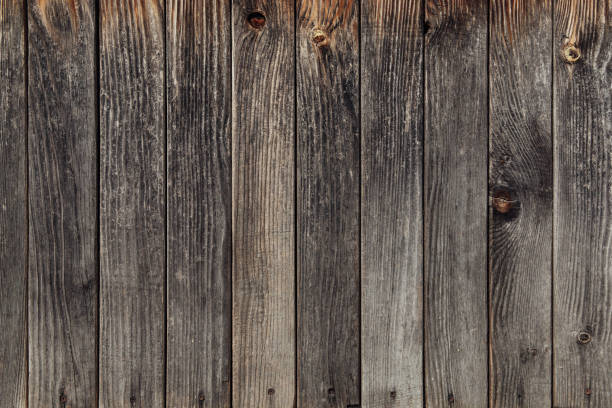 istock Old wood texture. Texture of boards with knots and nails 1412852187