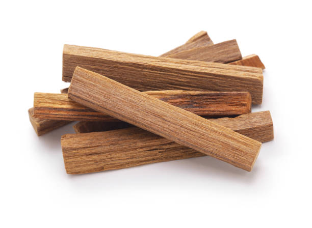 sandalwood sticks sandalwood sticks isolated on white background sandalwood stock pictures, royalty-free photos & images